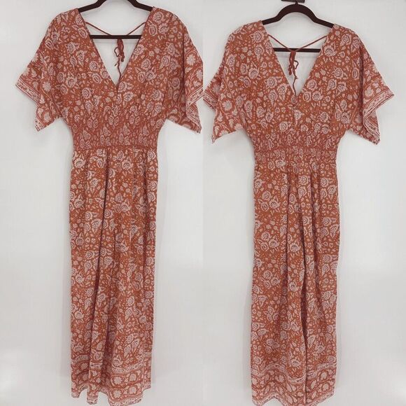 Cleobella Jess Boho Wide Leg Printed Jumpsuit - Picture 2 of 12